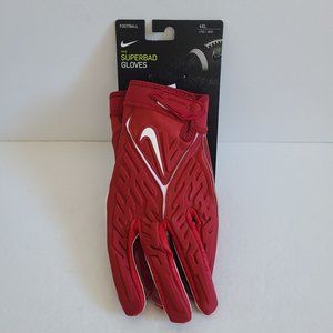 Nike Superbad 6.0 Football Gloves NCAA Alabama Crimson Tide DX4885-620 Size 4XL